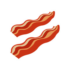 Bacon emoji vector