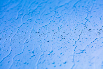 rainy days rain drops on the window 