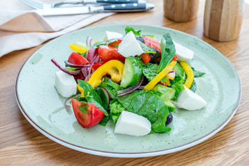 Greek salad with feta