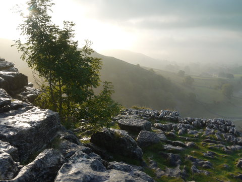 Limestone paving, Malham Cove, Yorkshire