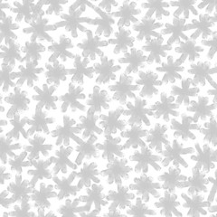 Hand drawn star in doodle pattern. Ornament with hand-drawn brushstrokes. Brush flourishes on paper texture background. Textured bw background for web, wallpapers, invitations.