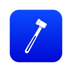 Medical hammer icon digital blue for any design isolated on white vector illustration