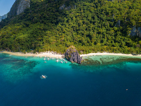 Seven Commandos beach and Papaya beach, El Nido, Palawan
