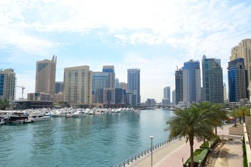 Obraz na płótnie Canvas view of Dubai skyline