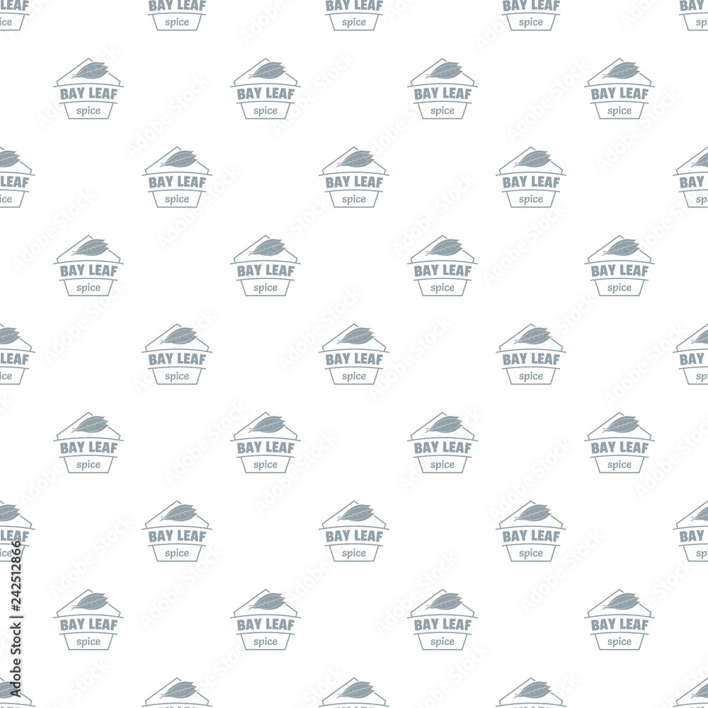 Aufkleber bay leaf spice pattern vector seamless repeat for any web design
