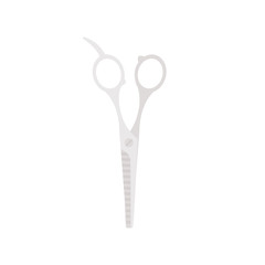 Hairdressing scissors illustration. Cut, salon, equipment. Beauty industry concept. Vector illustration can be used for beauty professionals, saloons