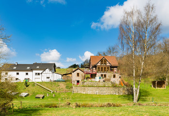 Fototapeta na wymiar Beautiful Eifel House, Germany