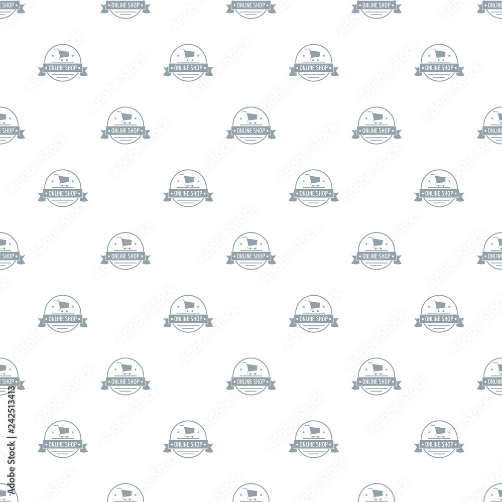 Aufkleber e commerce pattern vector seamless repeat for any web design