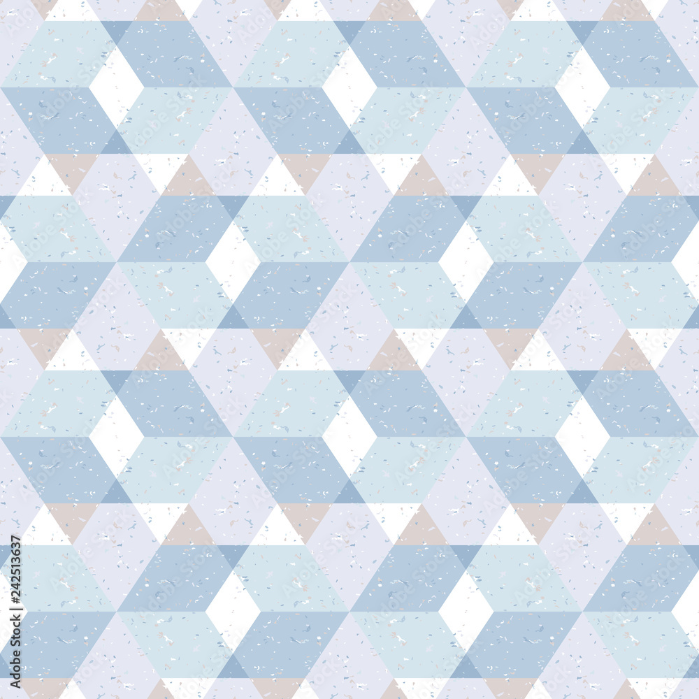Poster abstract seamless pattern of many triangles. pattern with a geometric texture in grunge style.