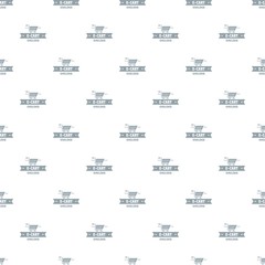 E cart pattern vector seamless repeat for any web design