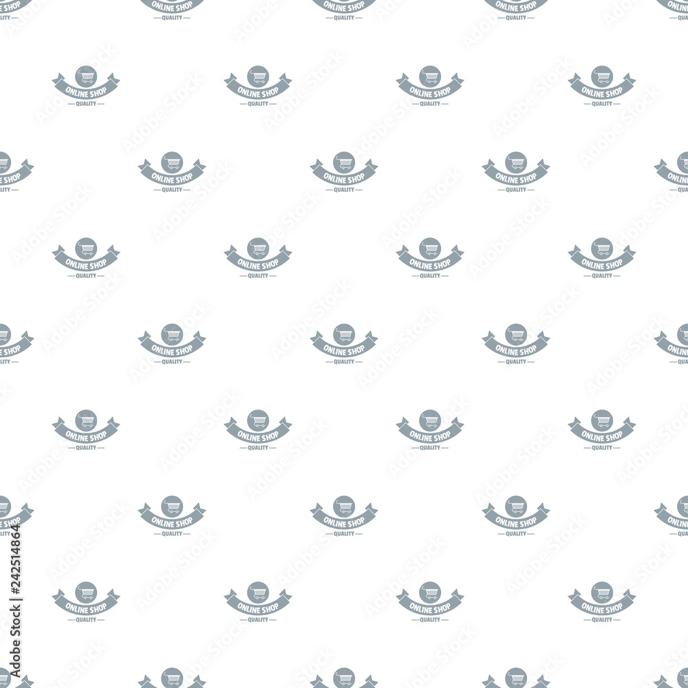 Poster quality shop pattern vector seamless repeat for any web design