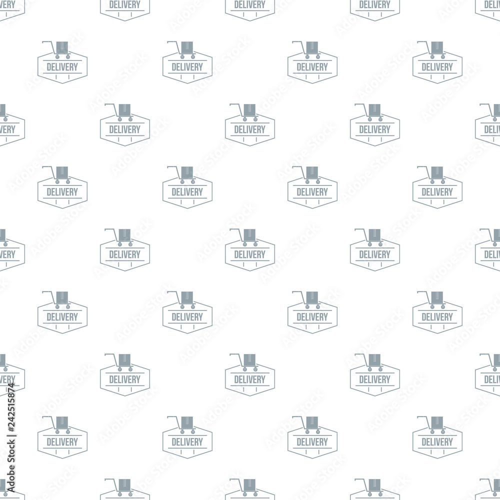 Poster delivery pattern vector seamless repeat for any web design