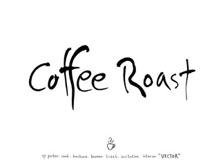 카페 포스터 / 손으로 그린 커피 그림