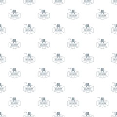 Delivery pattern vector seamless repeat for any web design