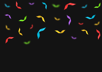 Colorful confetti background