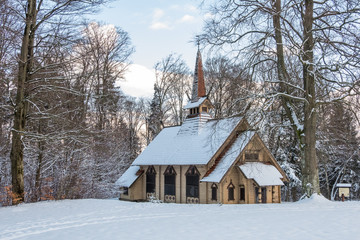 Holzkirche bei Stiege im Harz Stabkirche Albrechtshaus