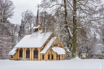 Holzkirche bei Stiege im Harz Stabkirche Albrechtshaus