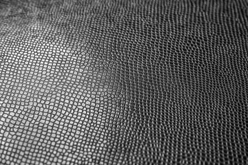 Texture of black leather, closeup