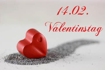 Grusskarte - Valentinstag 14.02.