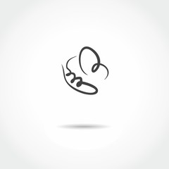bee line illustration vector design