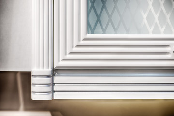 Obraz premium Close-up. Details of kitchen furniture. Pattern