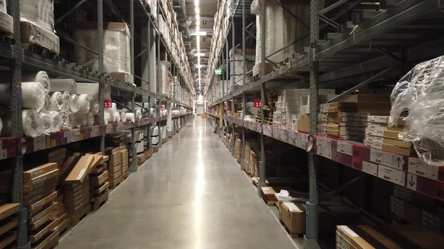  Interior of warehouse of store in Thailand
