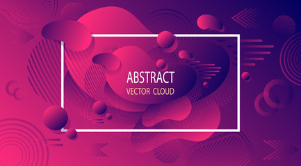 Abstract Excellent Vector background with 3D effect in coral dark blue or digital internet web mobile motion futuristic space template for design in creative trend modern  style