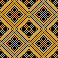 Naklejka premium Abstract seamless retro art deco vintage ornamental background