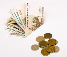 Russian money, cash