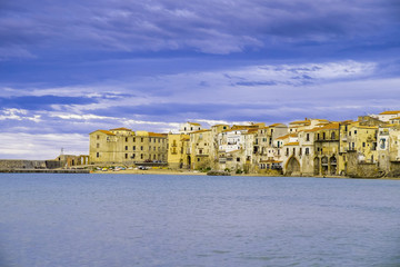Fototapeta premium Cefalu, medieval village of Sicily island, Province of Palermo