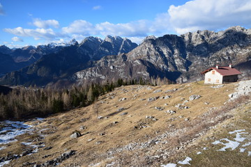 Fototapeta na wymiar Friuli - Claut (Rif.Pradut)