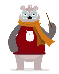 Boy skates with coffee on ice