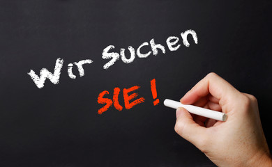 Wir Suchen Sie! Stellenangebot