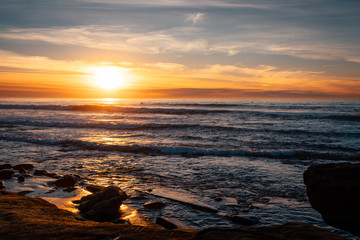 Obraz premium Sunset on the beach