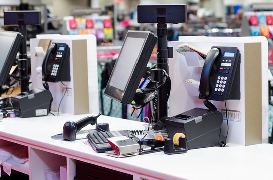 Cash Register In The Store