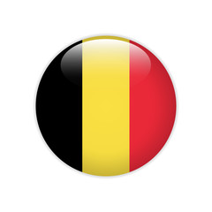 Belgium flag on button