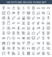 100 device icons