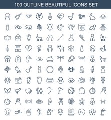 100 beautiful icons