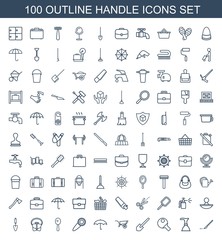 100 handle icons
