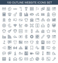 100 website icons