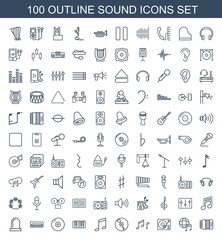 100 sound icons