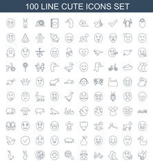 100 cute icons