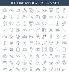 100 medical icons