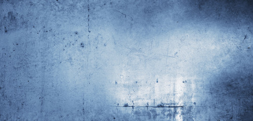 Blue textured concrete wall background