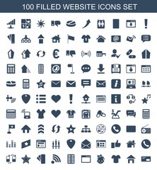 100 website icons