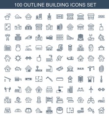 100 building icons