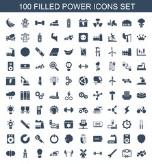 100 power icons