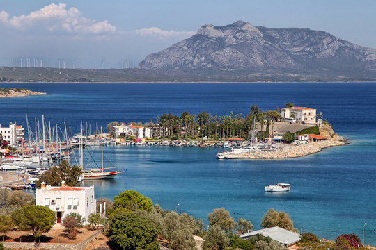 Datca Harbour view. Datca is populer tourist destination near Marmaris