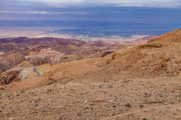Mountain landscape in Jordan