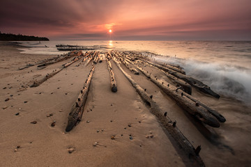 Shipwreck on Lake Superiors Graveyard Coast